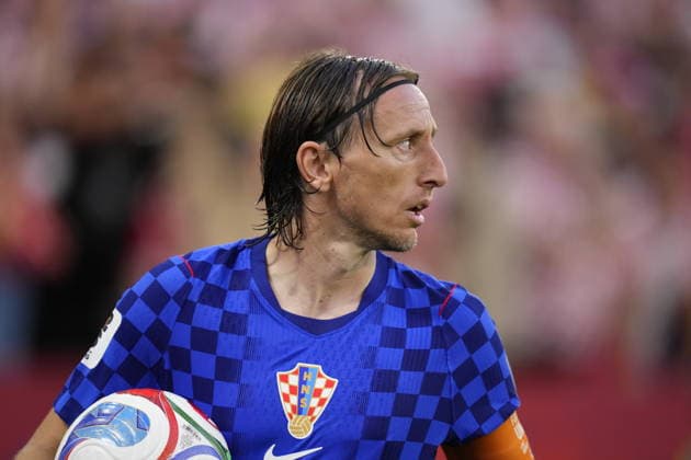 Portugal v Croatia - FIFA World Cup, WM, Weltmeisterschaft, Fussball 2026 - Round of 32 TORONTO, CANADA - JULY 02: Luka Modric of Croatia looks on during the 2026 FIFA World Cup Round of 32 match between Portugal and Croatia at Toronto Stadium (BMO Field) in Toronto, Ontario, Canada on July 02, 2026. Jose Hernandez Anadolu Ontario Canada. Editorial use only. Please get in touch for any other usage.  Copyright: x2026xAnadoluxJosexHernandezx