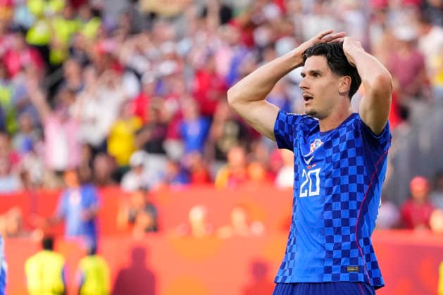 Portugal v Croatia: Round Of 32 - FIFA World Cup, WM, Weltmeisterschaft, Fussball 2026 Igor Matanovic of Croatia reacts during the FIFA World Cup 2026 Round Of 32 match between Portugal and Croatia at Toronto Stadium on July 02, 2026 in Toronto, Ontario. Toronto ON Canada  Copyright: xJosexBretonx originalFilename:bretonhernandez-portugal260702_nplVV.jpg