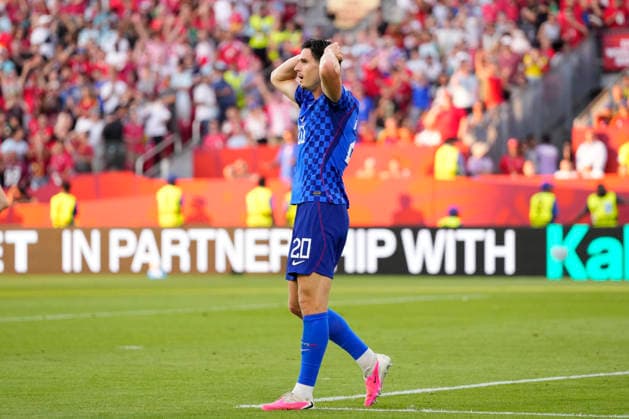 Portugal v Croatia: Round Of 32 - FIFA World Cup, WM, Weltmeisterschaft, Fussball 2026 Igor Matanovic of Croatia reacts during the FIFA World Cup 2026 Round Of 32 match between Portugal and Croatia at Toronto Stadium on July 02, 2026 in Toronto, Ontario. Toronto ON Canada  Copyright: xJosexBretonx originalFilename:bretonhernandez-portugal260702_npKRQ.jpg