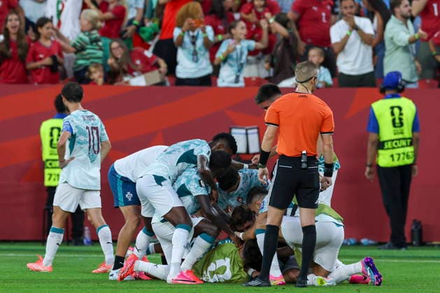 FIFA World Cup, WM, Weltmeisterschaft, Fussball 2026 - Round of 32 - Portugal vs Croatia Players of Porgual celebrate scoring the 2-1 goal during the FIFA World Cup 2026 Round of 32 match Portugal against Croatia, in Toronto, Canada, 02 July 2026. Palm Beach Florida United States  Copyright: xMIGUELxA.xLOPESx