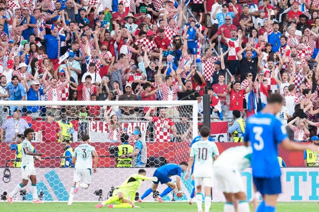 Petar Sucic of Croatia celebrates a goal that was ruled offside during a FIFA Men’s World Cup 2026 round of 32 football match between Portugal and Croatia at Toronto Stadium, in Toronto July 02th 2026 (Photo by Alexandra Fechete SPP)  Copyright: xAlexandraxFechete SPPx Sportspressphoto_SPR183072