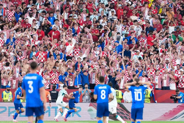 Petar Sucic of Croatia celebrates a goal that was ruled offside during a FIFA Men’s World Cup 2026 round of 32 football match between Portugal and Croatia at Toronto Stadium, in Toronto July 02th 2026 (Photo by Alexandra Fechete SPP)  Copyright: xAlexandraxFechete SPPx Sportspressphoto_SPR183073