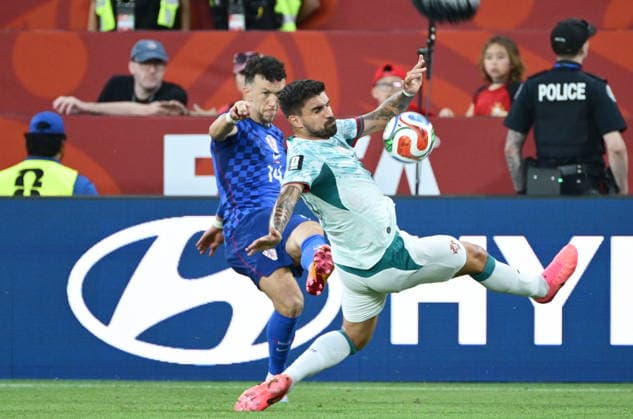 Toronto, July 26, 2026. BMO Field, 2026 FIFA World Cup, WM, Weltmeisterschaft, Fussball Portugal vs. Croatia, World Cup Round of 32 knockout match. In the ohoto: Ivan Perisic. Photo: Boris Kovaèev CROPIX Copyright: xxBorisxKovacevx bk_portugal_hrvatska72-020726