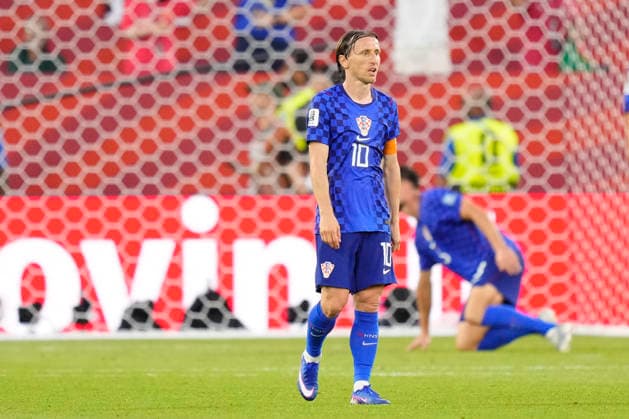 Portugal v Croatia: Round Of 32 - FIFA World Cup, WM, Weltmeisterschaft, Fussball 2026 Luka Modric of Croatia reacts after the goal scored by Goncalo Ramos of Portugal during the FIFA World Cup 2026 Round Of 32 match between Portugal and Croatia at Toronto Stadium on July 02, 2026 in Toronto, Ontario. Toronto ON Canada  Copyright: xJosexBretonx originalFilename:bretonhernandez-portugal260702_npsXM.jpg