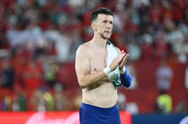 Toronto, July 26, 2026. BMO Field, 2026 FIFA World Cup, WM, Weltmeisterschaft, Fussball Portugal vs. Croatia, World Cup Round of 32 knockout match. In the photo: Ivan Perisic. Photo: Boris Kovacev CROPIX Copyright: xxBorisxKovacevx bk_portugal_hrvatska89-020726