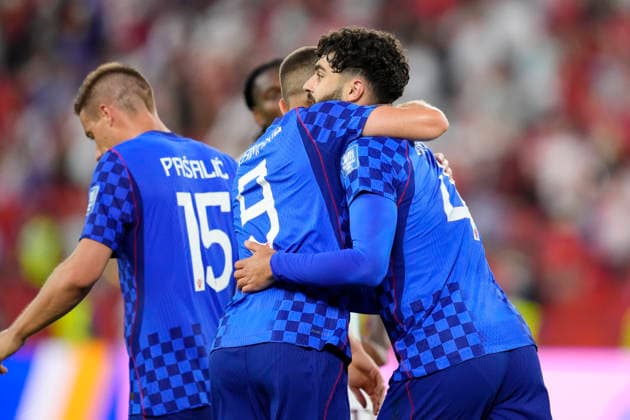 July 2, 2026, Toronto, Ontario, Canada: Josko Gvardiol of Croatia celebrates after scoring his team s second goal later disallowed by VAR during the FIFA World Cup, WM, Weltmeisterschaft, Fussball 2026 Round Of 32 match between Portugal and Croatia at Toronto Stadium on July 02, 2026 in Toronto, Ontario. Portugal V Croatia: Round Of 32 - FIFA World Cup 2026  - ZUMAa181 20260702_zaa_a181_131 Copyright: xJosexBretonx