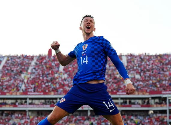 July 2, 2026, Toronto, On, CANADA: Croatia s Ivan Perisic (14) celebrates his goal against Portugal during the second half of a World Cup round of 32 soccer match, in Toronto on Thursday, July 2, 2026. Canada News - July 2, 2026  - ZUMAc35_ 20260702_zaf_c35_145 Copyright: xChrisxYoungx