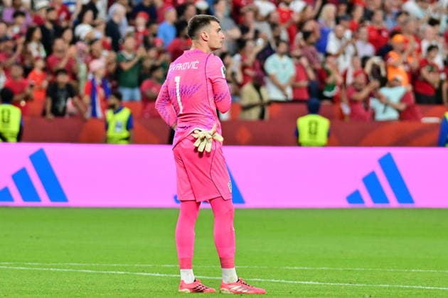 FIFA World Cup, WM, Weltmeisterschaft, Fussball 2026 - Round of 32 - Portugal vs Croatia Goalkeeper Dominik Livakovic of Croatia looks disappointed after losing the FIFA World Cup 2026 Round of 32 match Portugal against Croatia, in Toronto, Canada, 02 July 2026. TORONTO Canada  Copyright: xEDUARDOxLIMAx