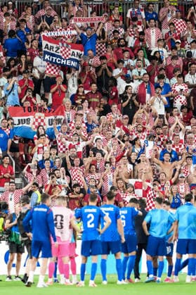 Players of Croatia applaud fans after the 2-1 loss during the FIFA Men’s World Cup 2026 round of 32 football match between Portugal and Croatia at Toronto Stadium, in Toronto July 02th 2026 (Photo by Alexandra Fechete SPP)  Copyright: xAlexandraxFechete SPPx Sportspressphoto_SPR183140