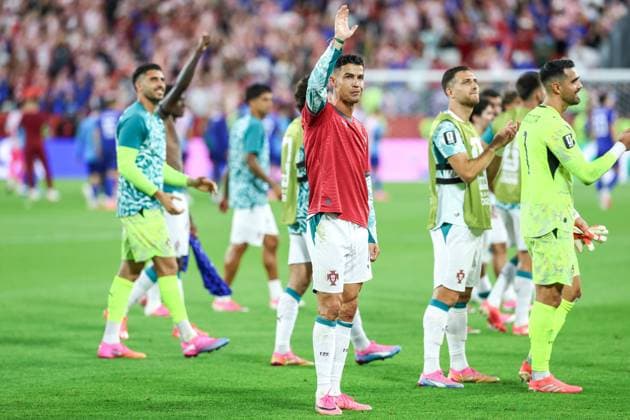 RECORD DATE NOT STATED FIFA World Cup, WM, Weltmeisterschaft, Fussball 2026 - Round of 32 - Portugal v Croatia Cristiano Ronaldo player of Portugal wears the nÂ° 21 shirt in tribute to Diogo Jota who passed away last year after the FIFA World Cup 2026 Round of 32 match between Portugal and Croatia, at the Toronto Stadium, in Toronto, Canada, on Thursday, July 02, 2026.(Foto: William Volcov Brazil Photo Press IMAGO) Sports Toronto CA Canada Copyright: xWILLIAMxVOLCOVx