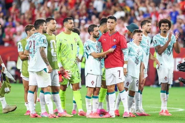 RECORD DATE NOT STATED FIFA World Cup, WM, Weltmeisterschaft, Fussball 2026 - Round of 32 - Portugal v Croatia Cristiano Ronaldo player of Portugal wears the nÂ° 21 shirt in tribute to Diogo Jota who passed away last year after the FIFA World Cup 2026 Round of 32 match between Portugal and Croatia, at the Toronto Stadium, in Toronto, Canada, on Thursday, July 02, 2026.(Foto: William Volcov Brazil Photo Press IMAGO) Sports Toronto CA Canada Copyright: xWILLIAMxVOLCOVx