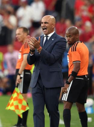 (260703) -- TORONTO, July 3, 2026 -- Roberto Martinez (C), head coach of Portugal, reacts during the round of 32 match between Portugal and Croatia at the 2026 FIFA World Cup, WM, Weltmeisterschaft, Fussball at Toronto Stadium in Toronto, Canada, July 2, 2026. (Photo by Xinhua) (SP)CANADA-TORONTO-FOOTBALL-FIFA WORLD CUP-ROUND OF 32-POR VS CRO ZouxZheng 