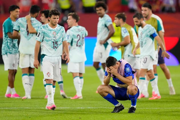 Portugal v Croatia: Round Of 32 - FIFA World Cup, WM, Weltmeisterschaft, Fussball 2026 Mateo Kovacic of Croatia reacts after the defeat during the FIFA World Cup 2026 Round Of 32 match between Portugal and Croatia at Toronto Stadium on July 02, 2026 in Toronto, Ontario. Toronto ON Canada  Copyright: xJosexBretonx originalFilename:bretonhernandez-portugal260702_npjtc.jpg