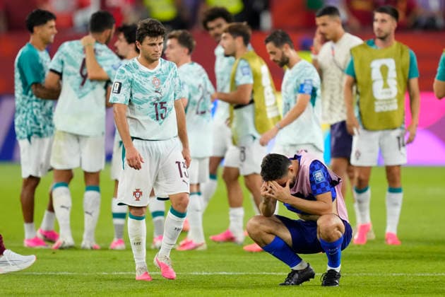 Portugal v Croatia: Round Of 32 - FIFA World Cup, WM, Weltmeisterschaft, Fussball 2026 Mateo Kovacic of Croatia reacts after the defeat during the FIFA World Cup 2026 Round Of 32 match between Portugal and Croatia at Toronto Stadium on July 02, 2026 in Toronto, Ontario. Toronto ON Canada  Copyright: xJosexBretonx originalFilename:bretonhernandez-portugal260702_npZGx.jpg