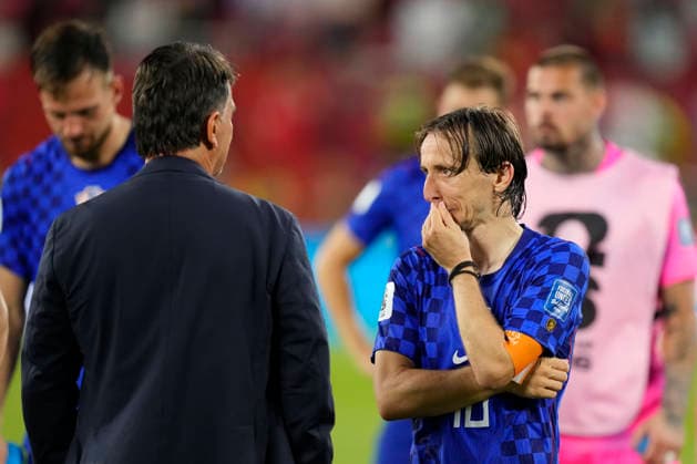 Portugal v Croatia: Round Of 32 - FIFA World Cup, WM, Weltmeisterschaft, Fussball 2026 Luka Modric of Croatia looks on after the defeat during the FIFA World Cup 2026 Round Of 32 match between Portugal and Croatia at Toronto Stadium on July 02, 2026 in Toronto, Ontario. Toronto ON Canada  Copyright: xJosexBretonx originalFilename:bretonhernandez-portugal260702_npXpA.jpg