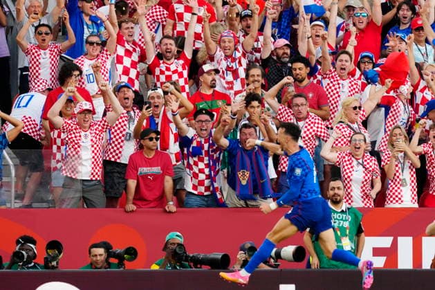 July 2, 2026, Toronto, On, CANADA: Croatia s Ivan Perisic (14) celebrates a goal agianst Portugal during the second half of a World Cup round of 32 soccer match, in Toronto on Thursday, July 2, 2026. Canada News - July 2, 2026  - ZUMAc35_ 20260702_zaf_c35_161 Copyright: xFrankxGunnx