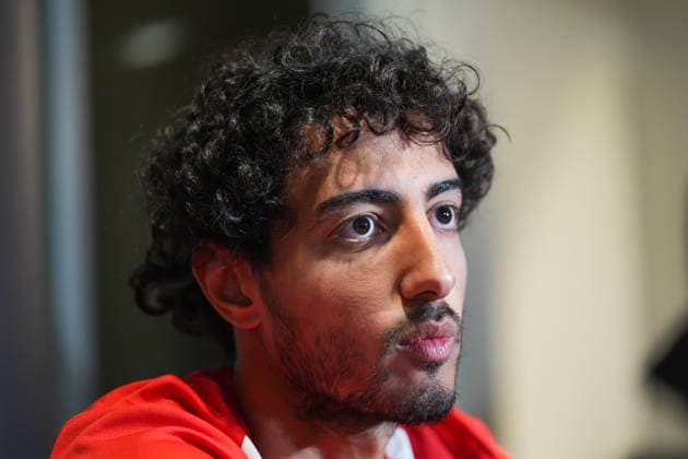Ahead of the Australia v Egypt - FIFA World Cup, WM, Weltmeisterschaft, Fussball 2026 - Round of 32 TEXAS, UNITED STATES - JULY 2: Mohamed Hany of Egypt speaks during a press conference, PK, Pressekonferenz ahead of Egypt s FIFA World Cup 2026 Round of 32 match against Australia at Washburne Stadium in Dallas, Texas, United States, on July 2, 2026. Hakan Akgun Anadolu Texas United States. Editorial use only. Please get in touch for any other usage.  Copyright: x2026xAnadoluxHakanxAkgunx