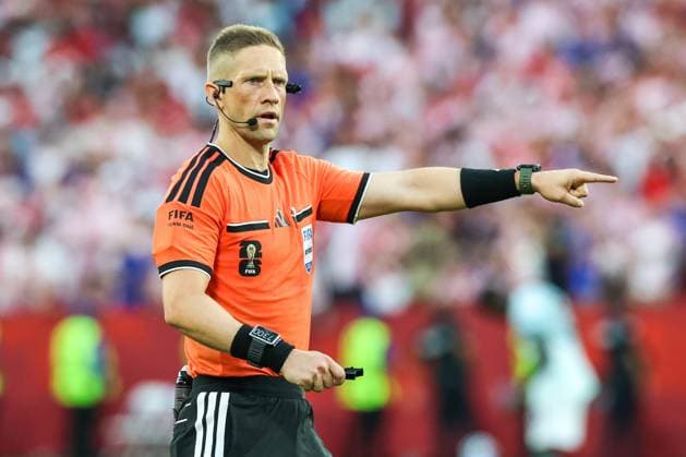 RECORD DATE NOT STATED FIFA World Cup, WM, Weltmeisterschaft, Fussball 2026 - Round of 32 - Portugal v Croatia Referee Espen Eskas during the FIFA World Cup 2026 Round of 32 match between Portugal and Croatia, at the Toronto Stadium, in Toronto, Canada, on Thursday, July 02, 2026.(Foto: William Volcov Brazil Photo Press IMAGO) Sports Toronto CA Canada Copyright: xWILLIAMxVOLCOVx