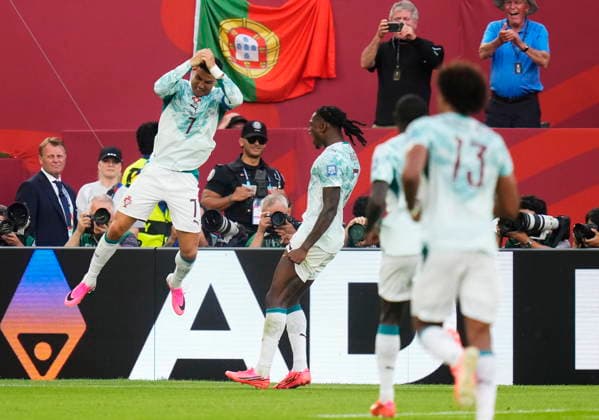 July 2, 2026, Toronto, On, CANADA: Portugal s Cristiano Ronaldo (7) celebrates his goal against Croatia during the second half of a World Cup round of 32 soccer match, in Toronto on Thursday, July 2, 2026. Canada News - July 2, 2026  - ZUMAc35_ 20260702_zaf_c35_175 Copyright: xChrisxYoungx