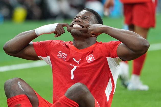 Switzerland v Algeria - FIFA World Cup, WM, Weltmeisterschaft, Fussball 2026 - Round of 32 VANCOUVER, CANADA - JULY 02: Breel Embolo (7) of Switzerland celebrates after scoring a goal during the 2026 FIFA World Cup Round of 32 match between Switzerland and Algeria at BC Place (Vancouver Stadium) in Vancouver, British Columbia, Canada on July 02, 2026. Ercin Erturk Anadolu British Columbia Canada. Editorial use only. Please get in touch for any other usage.  Copyright: x2026xAnadoluxErcinxErturkx