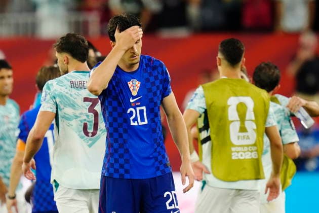 July 2, 2026, Toronto, On, CANADA: Croatia s Igor Matanovic (20) reacts after losing to Portugal in a World Cup round of 32 soccer match, in Toronto on Thursday, July 2, 2026. Canada News - July 2, 2026  - ZUMAc35_ 20260702_zaf_c35_210 Copyright: xChrisxYoungx