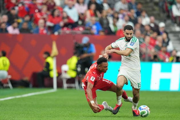Switzerland v Algeria - FIFA World Cup, WM, Weltmeisterschaft, Fussball 2026 - Round of 32 VANCOUVER, CANADA - JULY 02: Rayan Ait-Nouri (15) of Algeria in action during the 2026 FIFA World Cup Round of 32 match between Switzerland and Algeria at BC Place (Vancouver Stadium) in Vancouver, British Columbia, Canada on July 02, 2026. Ercin Erturk Anadolu British Columbia Canada. Editorial use only. Please get in touch for any other usage.  Copyright: x2026xAnadoluxErcinxErturkx