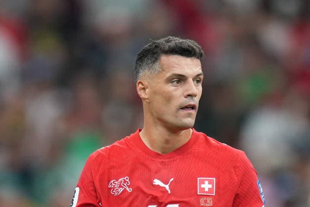 Switzerland v Algeria - FIFA World Cup, WM, Weltmeisterschaft, Fussball 2026 - Round of 32 VANCOUVER, CANADA - JULY 02: Granit Xhaka of Switzerland in action during the 2026 FIFA World Cup Round of 32 match between Switzerland and Algeria at BC Place (Vancouver Stadium) in Vancouver, British Columbia, Canada on July 02, 2026. Ercin Erturk Anadolu British Columbia Canada. Editorial use only. Please get in touch for any other usage.  Copyright: x2026xAnadoluxErcinxErturkx