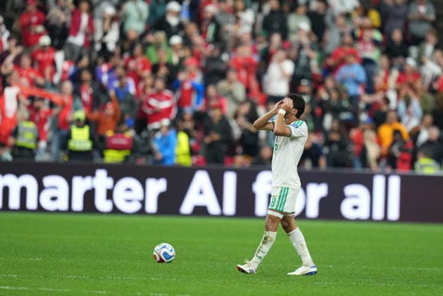 Switzerland v Algeria - FIFA World Cup, WM, Weltmeisterschaft, Fussball 2026 - Round of 32 VANCOUVER, CANADA - JULY 02: Players of Algeria react after conceding a goal during the 2026 FIFA World Cup Round of 32 match between Switzerland and Algeria at BC Place (Vancouver Stadium) in Vancouver, British Columbia, Canada on July 02, 2026. Ercin Erturk Anadolu British Columbia Canada. Editorial use only. Please get in touch for any other usage.  Copyright: x2026xAnadoluxErcinxErturkx
