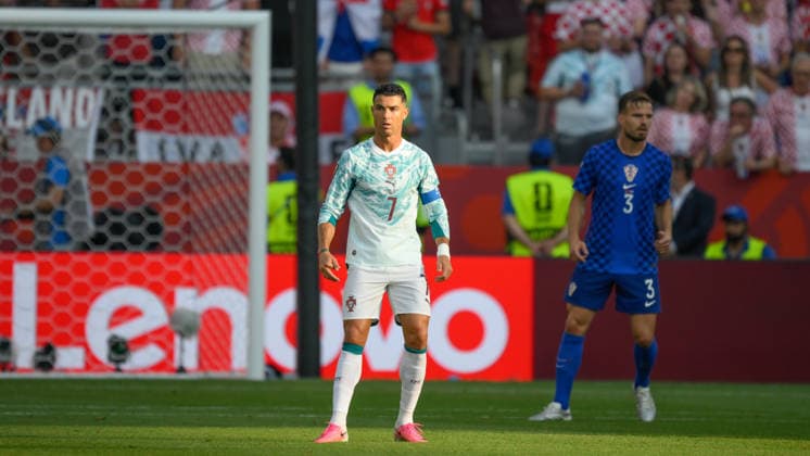 July 2, 2026, Toronto, Ontario, Canada: Cristiano Ronaldo ( 7) of Portugal watches the play develop during the 2026 FIFA World Cup, WM, Weltmeisterschaft, Fussball Round of 32 match between Portugal and Croatia at Toronto Stadium. Sports News - July 2, 2026  - ZUMAv136 20260702_zsp_v136_011 Copyright: xJeffxVoganx