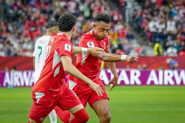 Kanada: Fußball FIFA World Cup, WM, Weltmeisterschaft, Fussball 2026 Sechzehntelfinale - Schweiz vs Algerien - BC Place Stadium Vancouver: Tor und Torjubel zum 2:0 durch Dan Ndoye (Schweiz, 11) Freude, Emotionen, Jubel *** Canada Soccer 2026 FIFA World Cup Round of 32 Switzerland vs. Algeria BC Place Stadium, Vancouver Goal and celebration of the 2-0 score by Dan Ndoye (Switzerland), 11 Joy, emotions, cheering Copyright: xJOERANxSTEINSIEKx