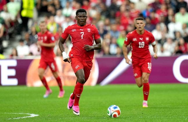 FIFA World Cup, WM, Weltmeisterschaft, Fussball 2026 - Round of 32 - Switzerland vs Algeria Breel Embolo of Switzerland in action during the FIFA World Cup 2026 Round of 32 match Switzerland against Algeria, in Vancouver, Canada, 02 July 2026. VANCOUVER Canada  Copyright: xBOBxFRIDx