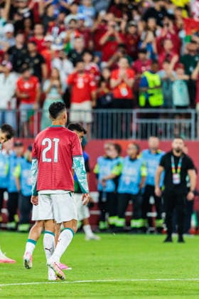 TORONTO, ON - JULY 02: Forward Cristiano Ronaldo (7) of Portugal is seen wearing a jersey honoring Diogo Jota after the FIFA World Cup, WM, Weltmeisterschaft, Fussball 2026 Round of 32 match between Portugal and Croatia on July 02, 2026, at Toronto Stadium in Toronto, ON. (Photo by Mathew Tsang Icon Sportswire) SOCCER: JUL 02 FIFA World Cup 26 Round of 32 - Portugal v Croatia EDITORIAL USE ONLY Icon260702063