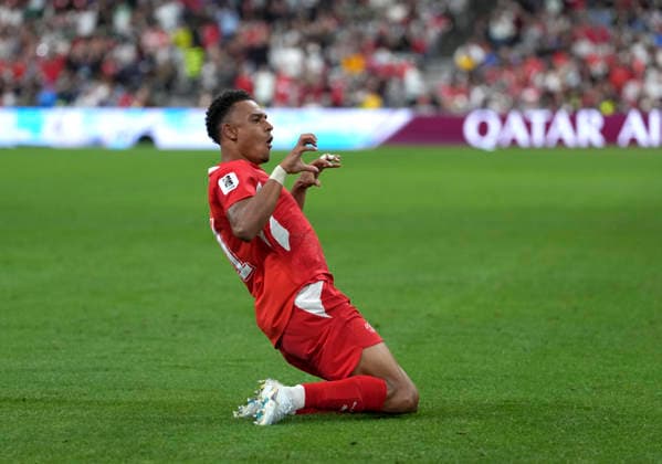(260703) -- VANCOUVER, July 3, 2026 -- Dan Ndoye of Switzerland celebrates after scoring team s second goal during the round of 32 match between Switzerland and Algeria at the 2026 FIFA World Cup, WM, Weltmeisterschaft, Fussball at BC Place Vancouver in Vancouver, Canada, July 2, 2026. ) (SP)CANADA-VANCOUVER-FOOTBALL-FIFA WORLD CUP-ROUND OF 32-SUI VS ALG MengxYongmin 