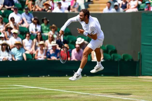 Roman Safiullin during his third round match Wimbledon Tennis Championships, Day 5, The All England Lawn Tennis and Croquet Club, London, UK - 03 Jul 2026London The All England Lawn Tennis and United Kingdom  Copyright: xKieranxMcManus Shutterstockx 16970351j