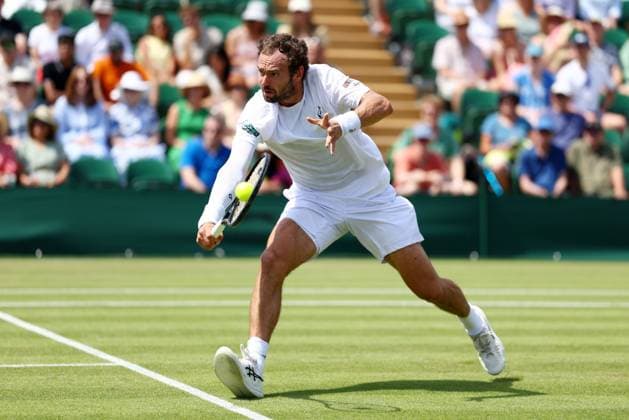 Roman Safiullin during his third round match Wimbledon Tennis Championships, Day 5, The All England Lawn Tennis and Croquet Club, London, UK - 03 Jul 2026London The All England Lawn Tennis and United Kingdom  Copyright: xKieranxMcManus Shutterstockx 16970351k