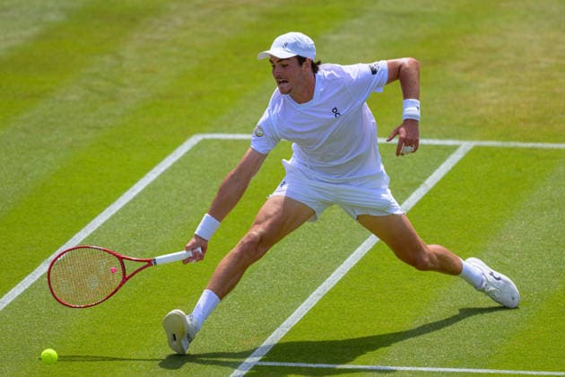 Sport Bilder des Tages Day Five: The Championships - Wimbledon 2026 LONDON, ENGLAND JULY 03 - Joao Fonseca of Brazil during Gentlemen s Single Third Round against Roman Safiullin of Russia at The Wimbledon Lawn Tennis Championship at Wimbledon on July 03, 2026 in London, England. (Photo by Keeran Marquis)  Copyright: xKeeranxMarquis Fotoarena SPPx Sportspressphoto_SPR183563