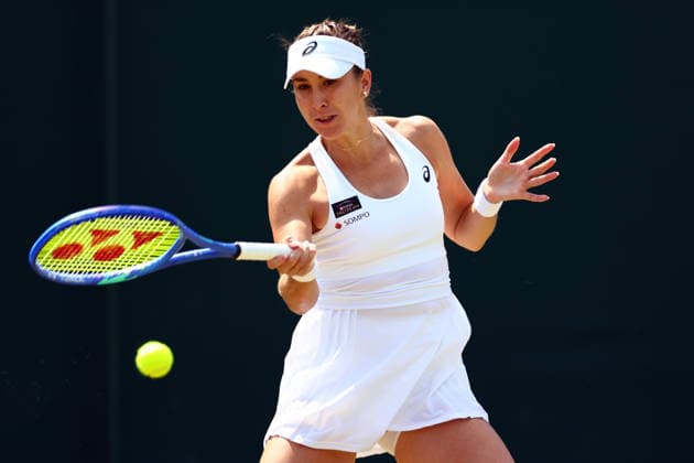 Belinda Bencic during her third round match Wimbledon Tennis Championships, Day 5, The All England Lawn Tennis and Croquet Club, London, UK - 03 Jul 2026London The All England Lawn Tennis and United Kingdom  Copyright: xJamesxMarsh Shutterstockx 16970347e