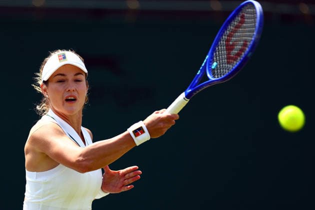 Anna Kalinskaya during her third round match Wimbledon Tennis Championships, Day 5, The All England Lawn Tennis and Croquet Club, London, UK - 03 Jul 2026London The All England Lawn Tennis and United Kingdom  Copyright: xJamesxMarsh Shutterstockx 16970347q