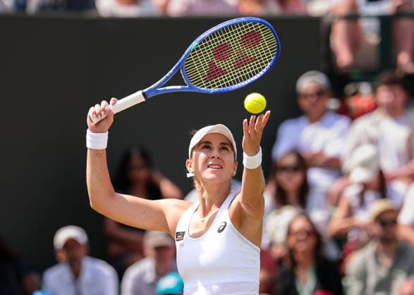Belinda Bencic (SUI), Damen Einzel, Ladies Singles Tennis - Wimbledon 2026 - Grand Slam ITF ATP, Tennis Herren WTA, Tennis Damen - AELTC - London - - Great Britain - 3 July 2026. *** Belinda Bencic (SUI), Women s Singles, Wimbledon 2026 Grand Slam ITF ATP WTA AELTC London, Great Britain, July 3, 2026 Copyright: xJuergenxHasenkopfx