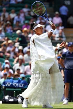 Naomi Osaka walks ahead of her third round match Wimbledon Tennis Championships, Day 5, The All England Lawn Tennis and Croquet Club, London, UK - 03 Jul 2026London The All England Lawn Tennis and United Kingdom  Copyright: xKieranxMcManus Shutterstockx 16970351q