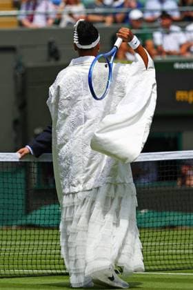 Naomi Osaka ahead of her third round match Wimbledon Tennis Championships, Day 5, The All England Lawn Tennis and Croquet Club, London, UK - 03 Jul 2026London The All England Lawn Tennis and United Kingdom  Copyright: xJamesxMarsh Shutterstockx 16970347y