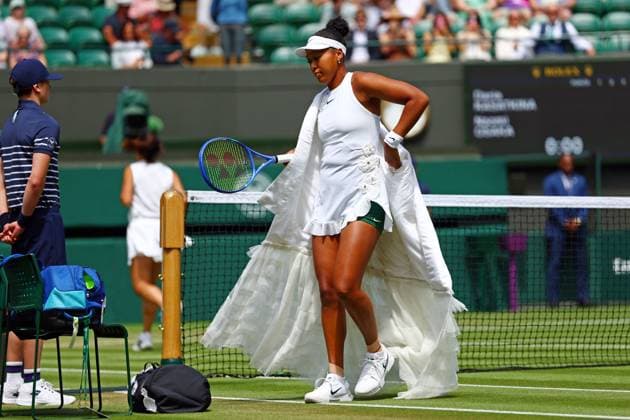 Naomi Osaka ahead of her third round match Wimbledon Tennis Championships, Day 5, The All England Lawn Tennis and Croquet Club, London, UK - 03 Jul 2026London The All England Lawn Tennis and United Kingdom  Copyright: xJamesxMarsh Shutterstockx 16970347ah