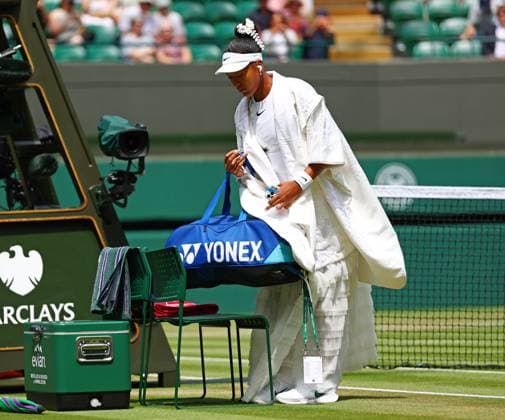 Naomi Osaka ahead of her third round match Wimbledon Tennis Championships, Day 5, The All England Lawn Tennis and Croquet Club, London, UK - 03 Jul 2026London The All England Lawn Tennis and United Kingdom  Copyright: xJamesxMarsh Shutterstockx 16970347ai