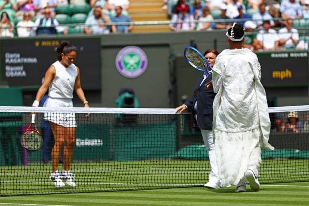 Naomi Osaka ahead of her third round match Wimbledon Tennis Championships, Day 5, The All England Lawn Tennis and Croquet Club, London, UK - 03 Jul 2026London The All England Lawn Tennis and United Kingdom  Copyright: xJamesxMarsh Shutterstockx 16970347aj