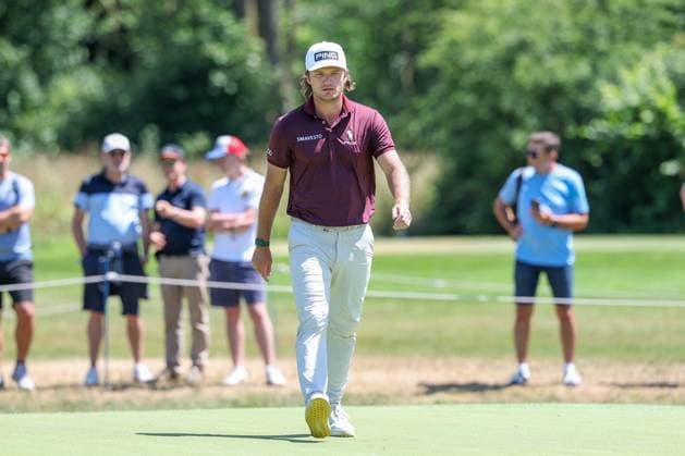 Freddy Schott (GER) auf dem Green, 37. BMW International Open 2026, Golf, DP World Tour, Herren, Runde 2, 03.07.2026 Eichenried Bayern Deutschland *** Freddy Schott (GER) on the green, 37th BMW International Open 2026, Golf, DP World Tour, Men s, Round 2, July 3, 2026, Eichenried, Bavaria, Germany Copyright: xkolbert-press ChristianxKolbertx