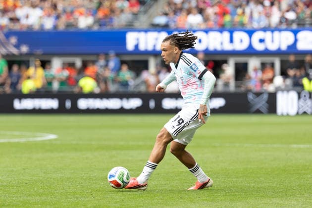 July 1, 2026, Seattle, Washington, USA: Belgium midfielder Diego Moreira (19) runs with the ball in overtime of the game Belgium national team, Nationalteam vs Senegal National Team for the FIFA World Cup, WM, Weltmeisterschaft, Fussball match, at Seattle Stadium. Seattle USA - ZUMAl181 20260701_zsp_l181_118 Copyright: xMelissaxLevinx