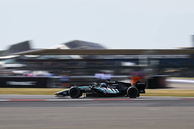 F1 - BRITISH GRAND PRIX 2026 63 RUSSELL George (gbr), Mercedes AMG F1 Team W17, action during the Formula 1 British Grand Prix 2026, 9th round of the 2026 Formula One World Championship, WM, Weltmeisterschaft from July 3 to 5, 2026 on the Silverstone Circuit, in Silverstone, United Kingdom - SilverstoneUnited Kingdom  Copyright: xDPPIx