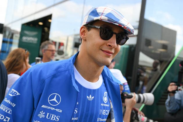 F1 Grand Prix of Great Britain - Practice & Sprint Qualifying George Russell of the United Kingdom and the Mercedes-AMG PETRONAS Formula One Team during the Formula 1 Pirelli British Grand Prix 2026 at Silverstone Circuit, Towcester, on July 2, 2026. Towcester Northants United Kingdom  Copyright: xMIxNewsx originalFilename:fletcher-formula1260703_npMZ7.jpg