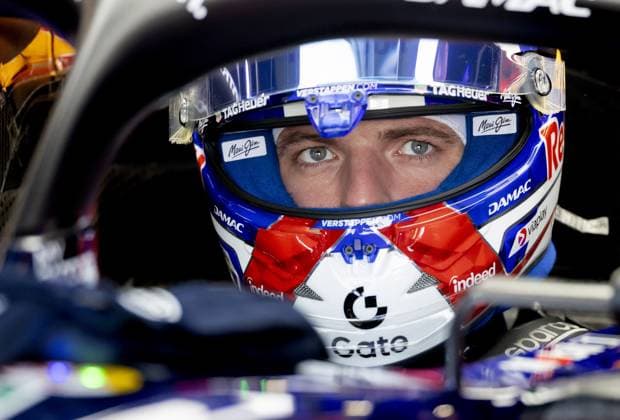 SILVERSTONE - Max Verstappen (Red Bull Racing) during the first free practice session at the Silverstone circuit ahead of the British Grand Prix. SANDER KONING ANP xVIxANPxSportx xxANPxIVx 562689141 originalFilename: 562689141.jpg