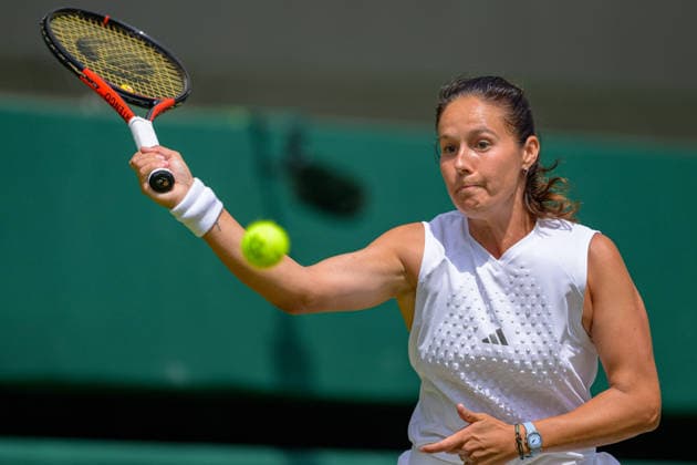 Day Five: The Championships - Wimbledon 2026 LONDON, ENGLAND JULY 03 - Daria Kasatkina of Australia during Ladies Single Third Round against Naomi Osaka of Japan at The Wimbledon Lawn Tennis Championship at Wimbledon on July 03, 2026 in London, England. (Photo by Keeran Marquis)  Copyright: xKeeranxMarquis Fotoarena SPPx Sportspressphoto_SPR183600